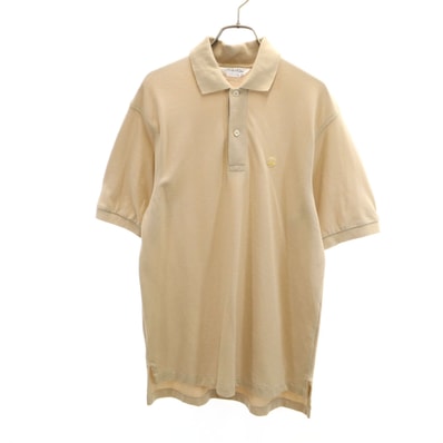 Brooks Brothers ブルックスブラザーズ 半袖 ポロシャツ S ベージュ 鹿の子地