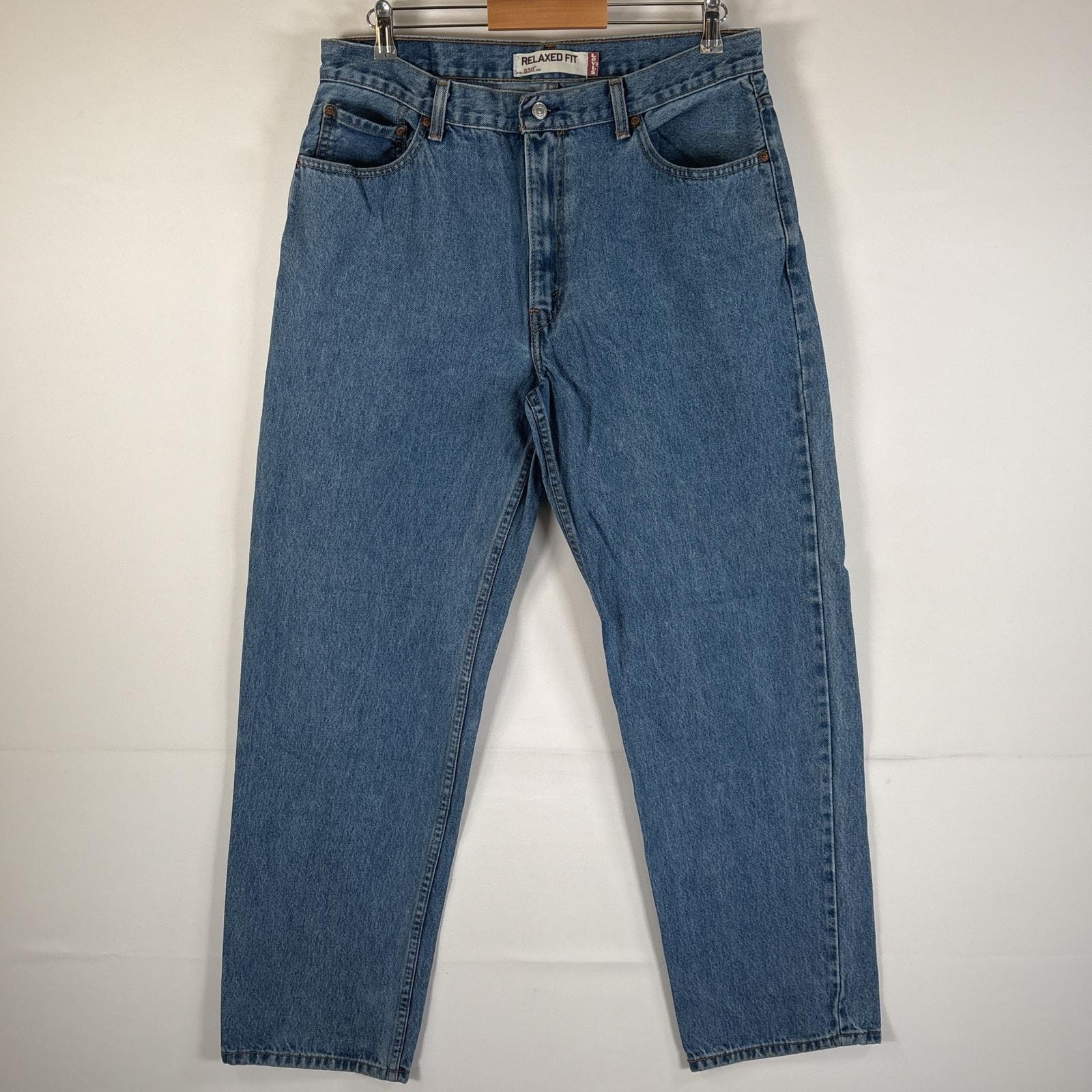 古着 リーバイス Levi's デニムパンツ 550 ブルーデニム ジーンズ ジーパン テーパード 大きいサイズ コインポケット w36 L32 ブルー メンズ