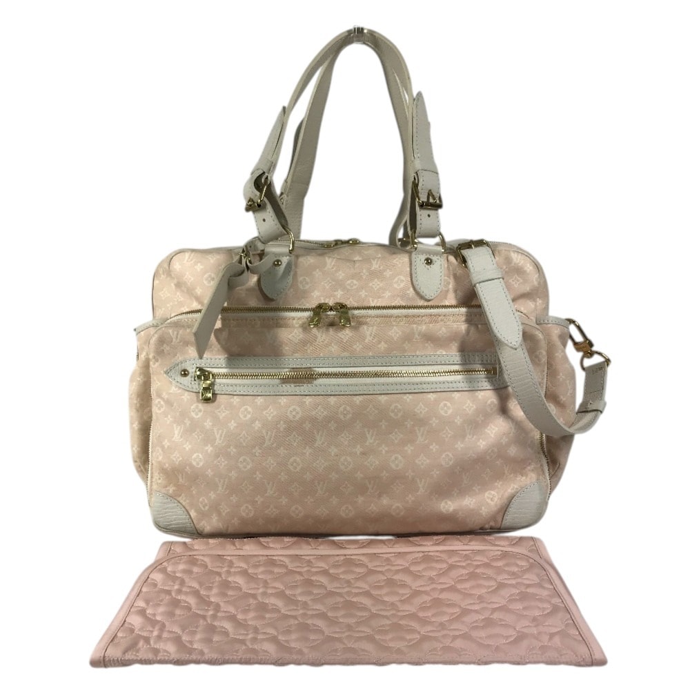 ルイヴィトン LOUIS VUITTON サックアランジェ M95255 モノグラムミニラン カバン 2WAYバッグ マザーズバッグ トートバッグ ボストンバッグ ショルダーバッグ モノグラムミニランキャンバス ローズ ピンク
