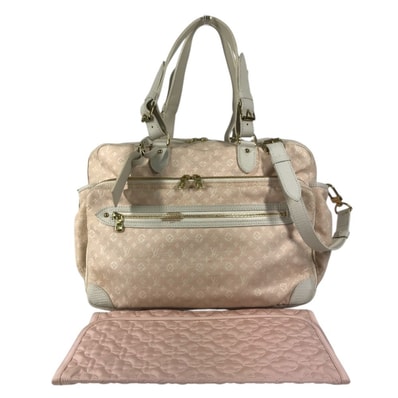 ルイヴィトン LOUIS VUITTON サックアランジェ M95255 モノグラムミニラン カバン 2WAYバッグ マザーズバッグ トートバッグ ボストンバッグ ショルダーバッグ モノグラムミニランキャンバス ローズ ピンク