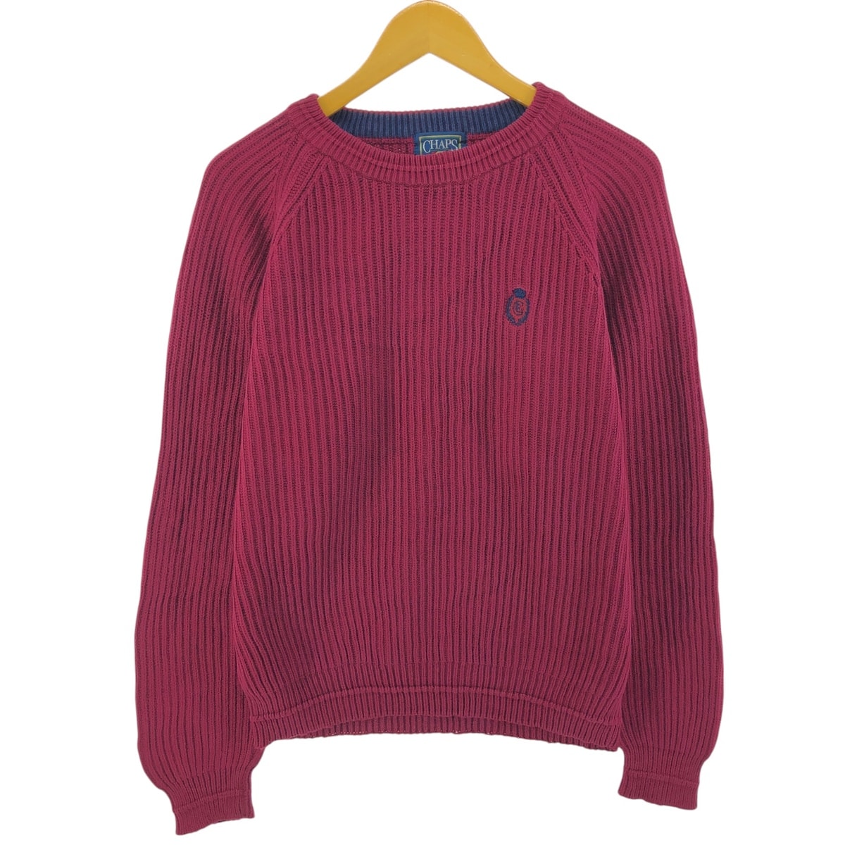 古着 80年代 ラルフローレン Ralph Lauren CHAPS チャップス コットンニットセーター レディースM相当 ヴィンテージ/eaa528395