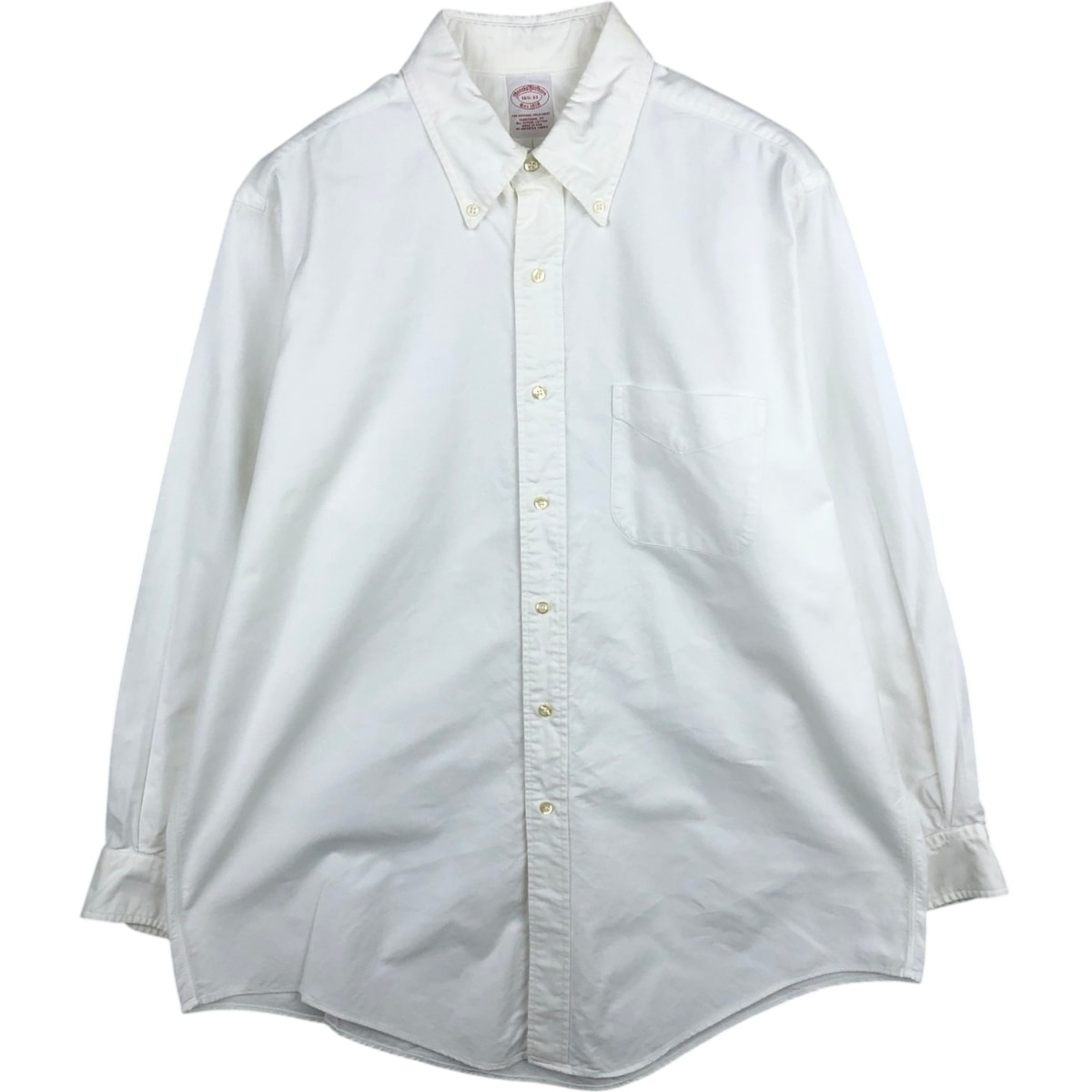 古着 ブルックスブラザーズ Brooks Brothers Est.1818 長袖 ボタンダウンシャツ USA製 メンズL相当/eaa625287