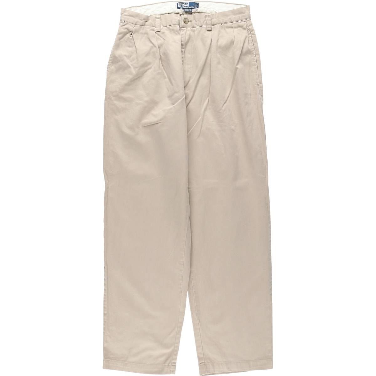 古着 ラルフローレン Ralph Lauren POLO by Ralph Lauren ANDREW PANT ツータック チノパンツ メンズw30相当/eaa650940
