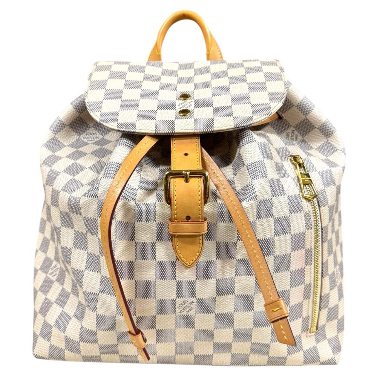 ルイヴィトン スペロン ダミエアズール リュック・デイパック ダミエアズールキャンバス N41578 レディース LOUIS VUITTON  中古