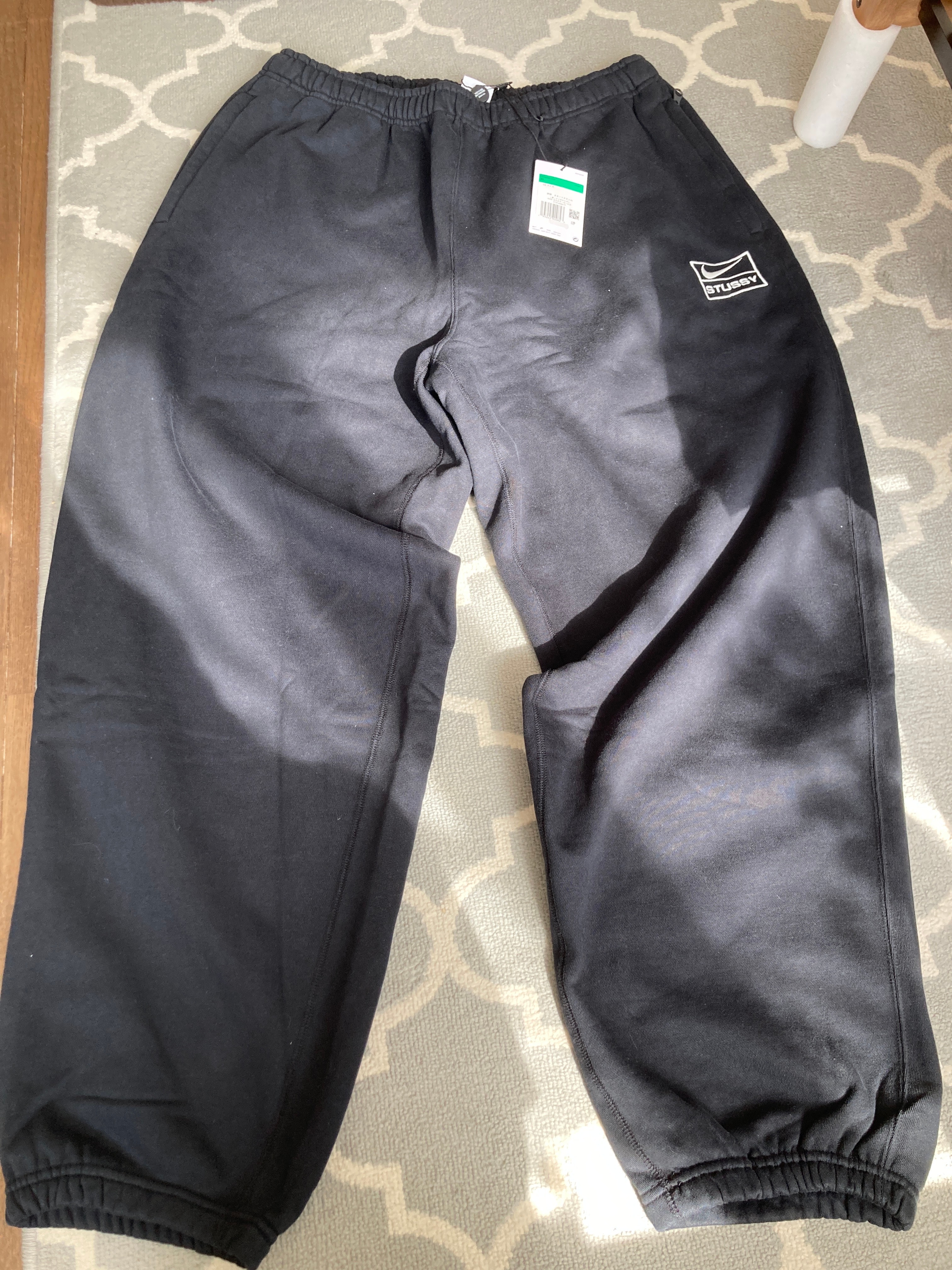 Stussy x Nike Washed Pants (US Size) "Black" DO5296-010