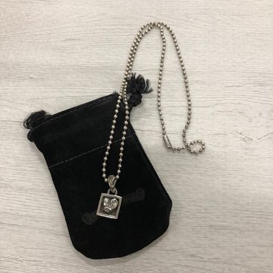 クロムハーツ フレームドハートチャーム ボールチェーン