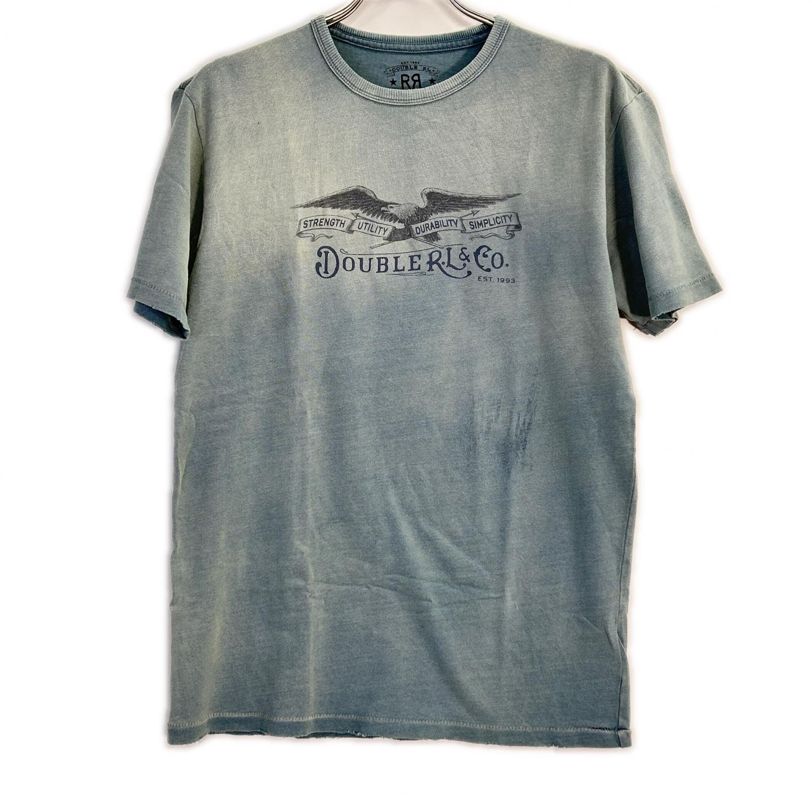 ダブルアールエル MNRRTSH1N820177 コットン DISTRESSED JERSEY GRAPHIC T-SHIRT/グラフィックTシャツ S