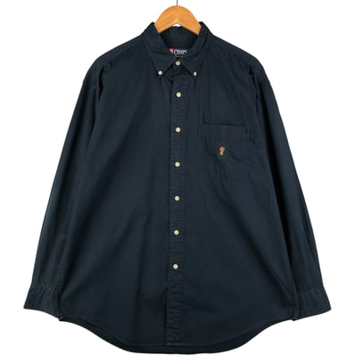 古着 ラルフローレン Ralph Lauren CHAPS チャップス 長袖 ボタンダウンシャツ メンズL相当/eaa592756