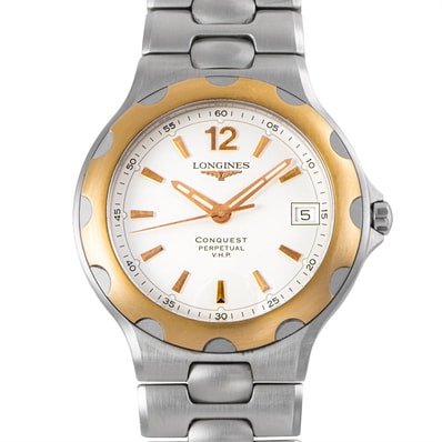 LONGINES ロンジン ハイドロコンクエスト GMT パーペチュアルカレンダー L1.639.5 SS/GP【中古】