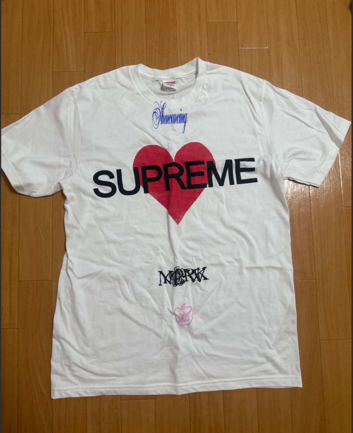 Supreme Announcing Tee "White"