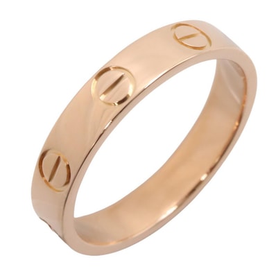 カルティエ CARTIER ミニラブリング リング・指輪 ジュエリー K18PG(ピンクゴールド) レディース ゴールド系 B4085200 【中古】