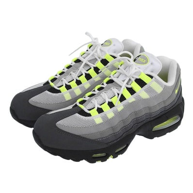 ナイキ 美品 Air Max 95 OG Big Bubble シューズ メンズ BLACK NEON YELLOW COOL GREY ブラック イエロー グレー 28.5cm HM4740-001 10.5(US)
