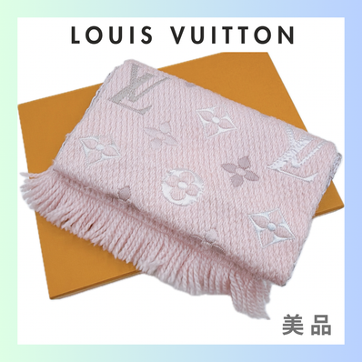 Louis Vuitton Logomania Rainbow Scarf "Crystal Pink"