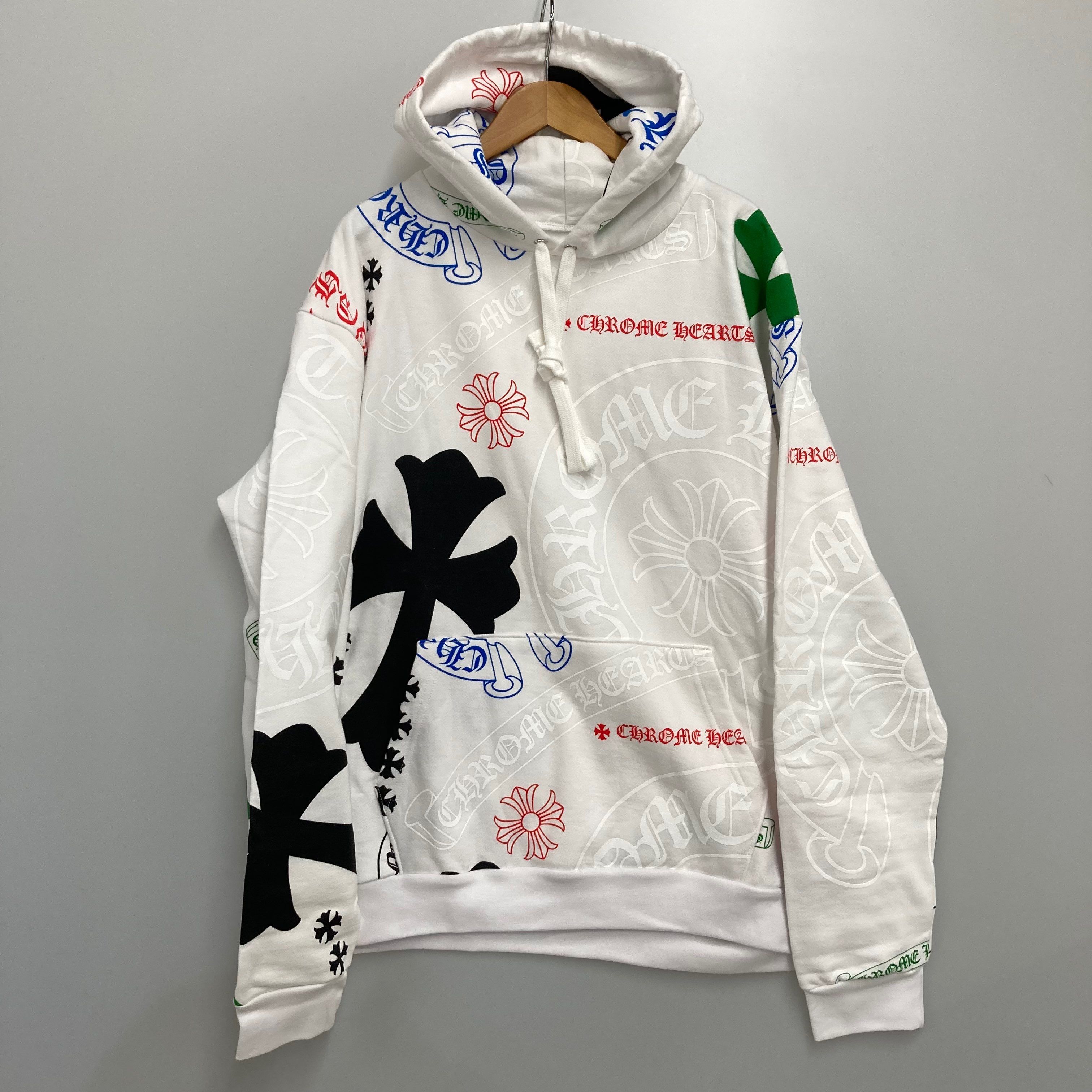 chrome hearts stencil hoodie