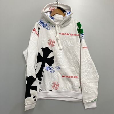 chrome hearts stencil hoodie