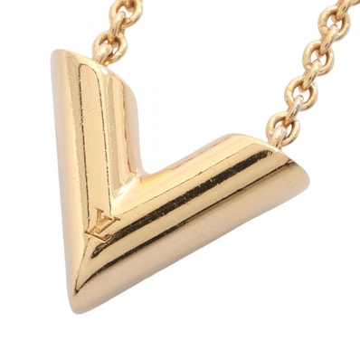 Louis Vuitton Essential V Necklace "Gold"