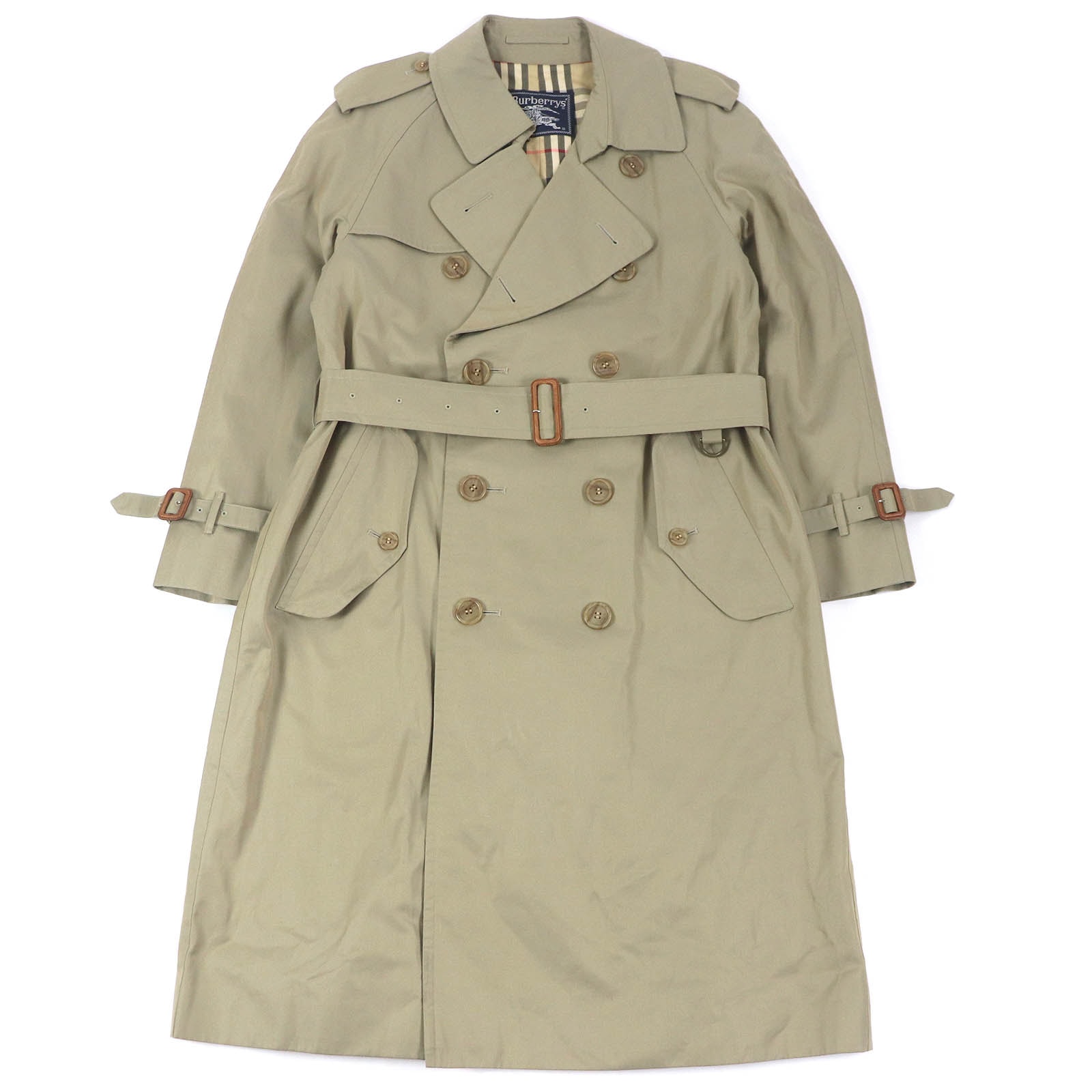 美品 バーバリー
 トレンチコート カーキ メンズ 90-170