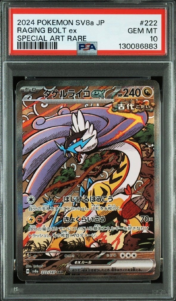 タケルライコex SAR [SV8a 222/187](ハイクラスパック「テラスタルフェスex」)