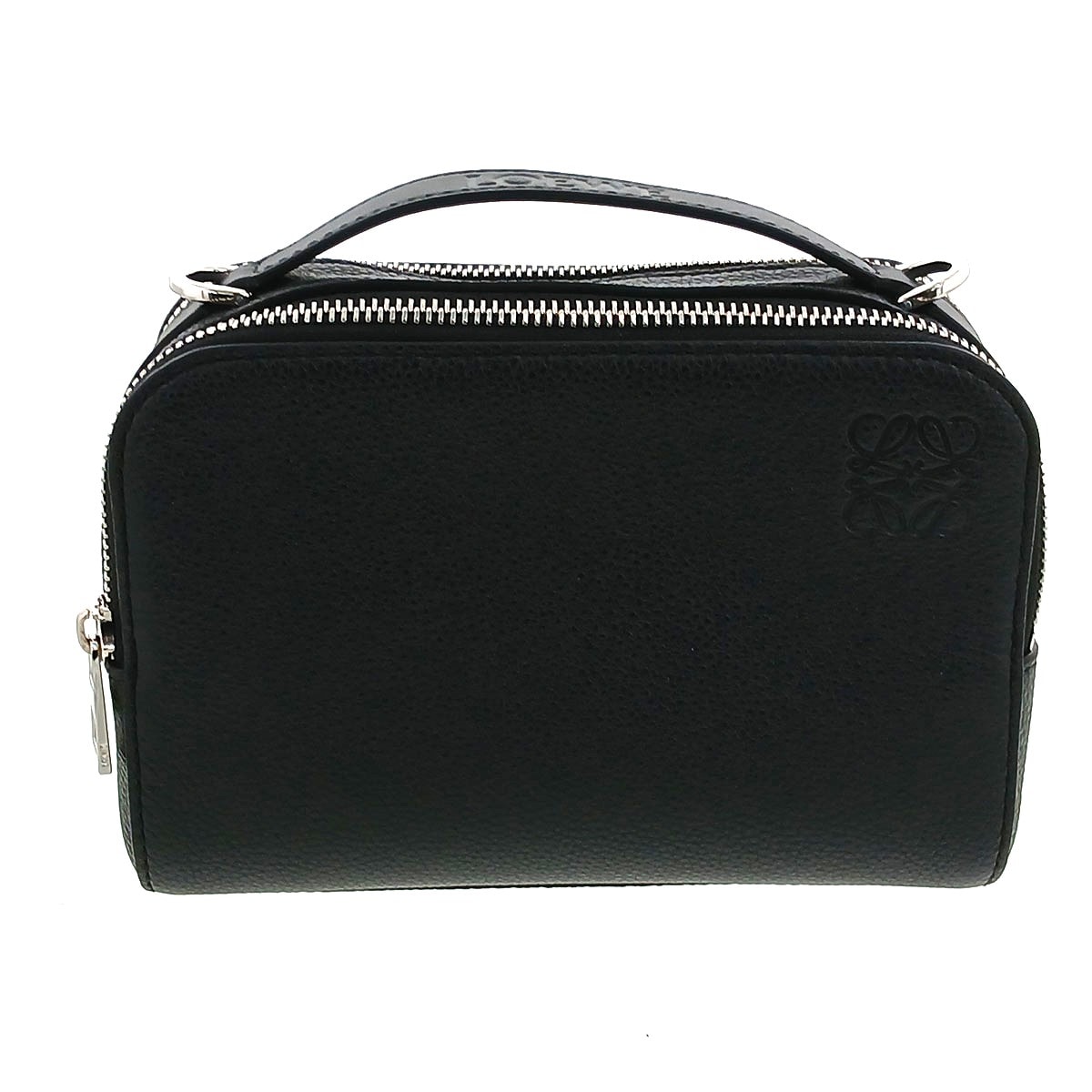 【最終値下げ】LOEWE ロエベ カメラ クロスボディバッグ ミニ ショルダーバッグ C660R441X01 レザー ブラック メンズ【中古】