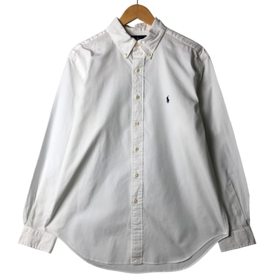 古着 ラルフローレン Ralph Lauren CLASSIC FIT クラシックフィット 長袖 ボタンダウンシャツ メンズL相当/eaa592018
