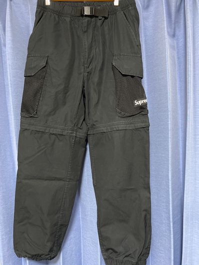 Supreme Mesh Pocket Belted Cargo Pant "Black"