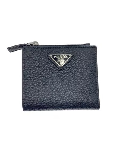 PRADA Small Saffiano Leather Wallet "Black"