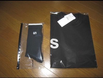sacai T-Shirts "Black Grey"