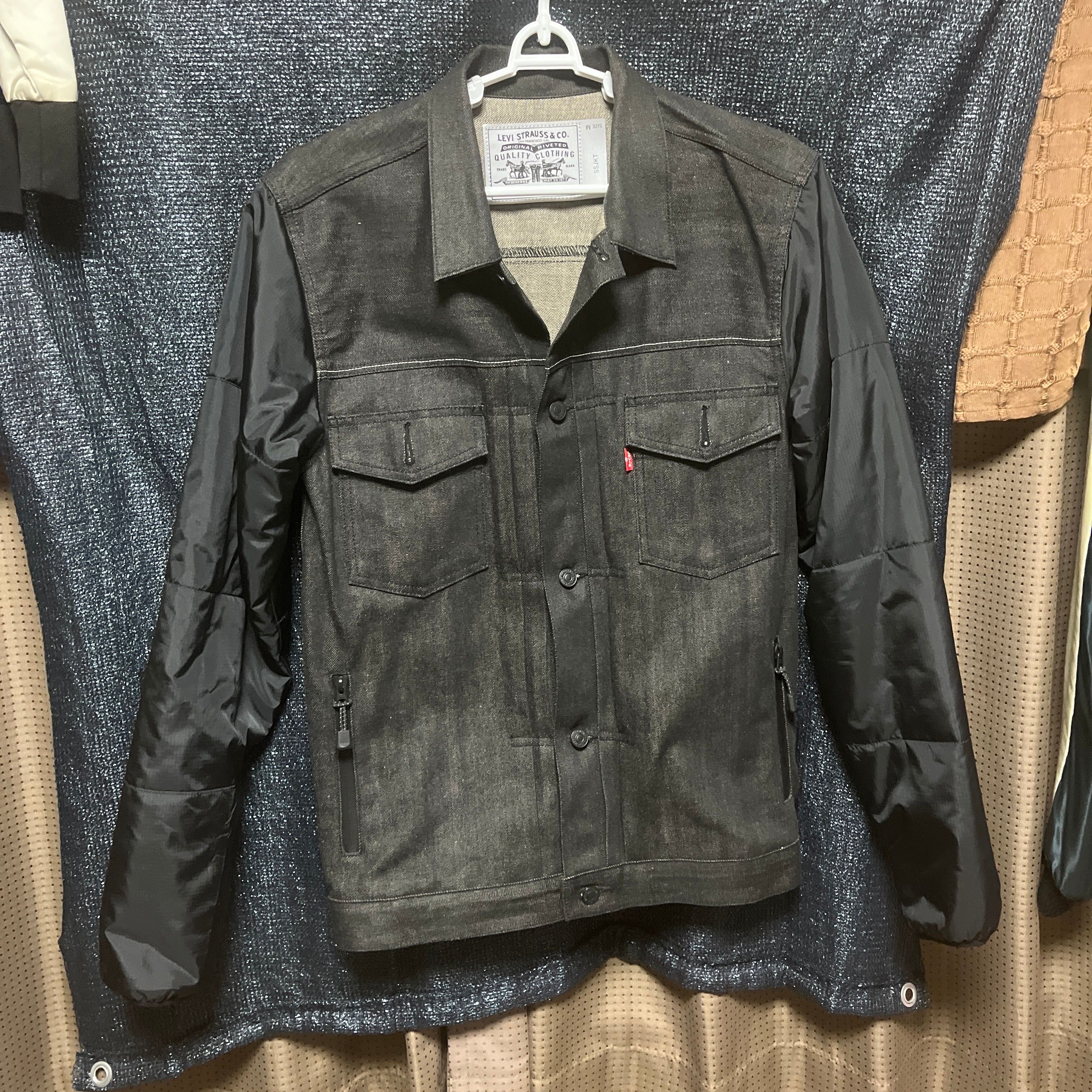 ステューシー×リーバイス／ブラックジージャン