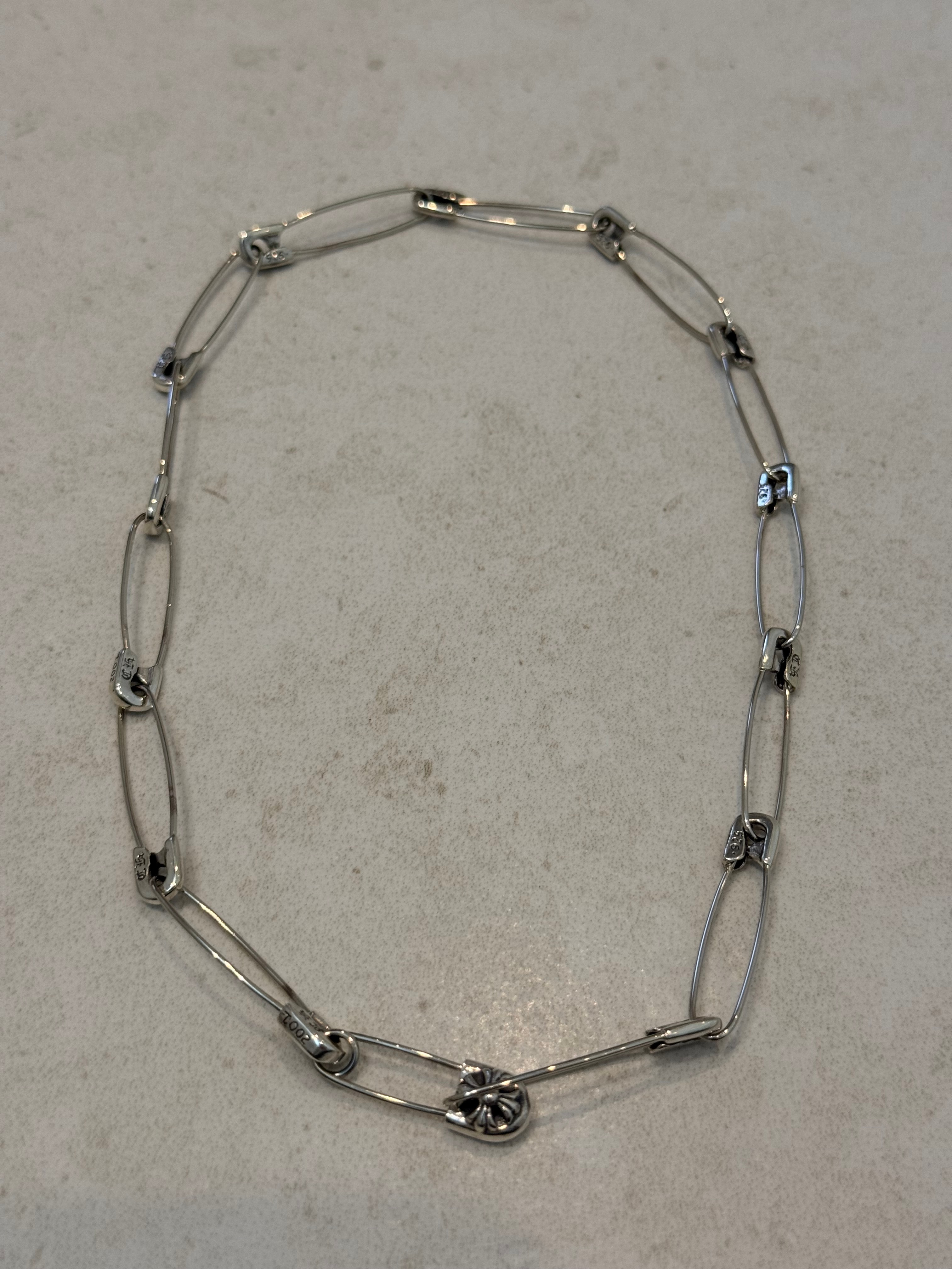 クロムハーツ セーフティピンネックレス シルバー925 Chromehearts silver 925 safety pin necklace