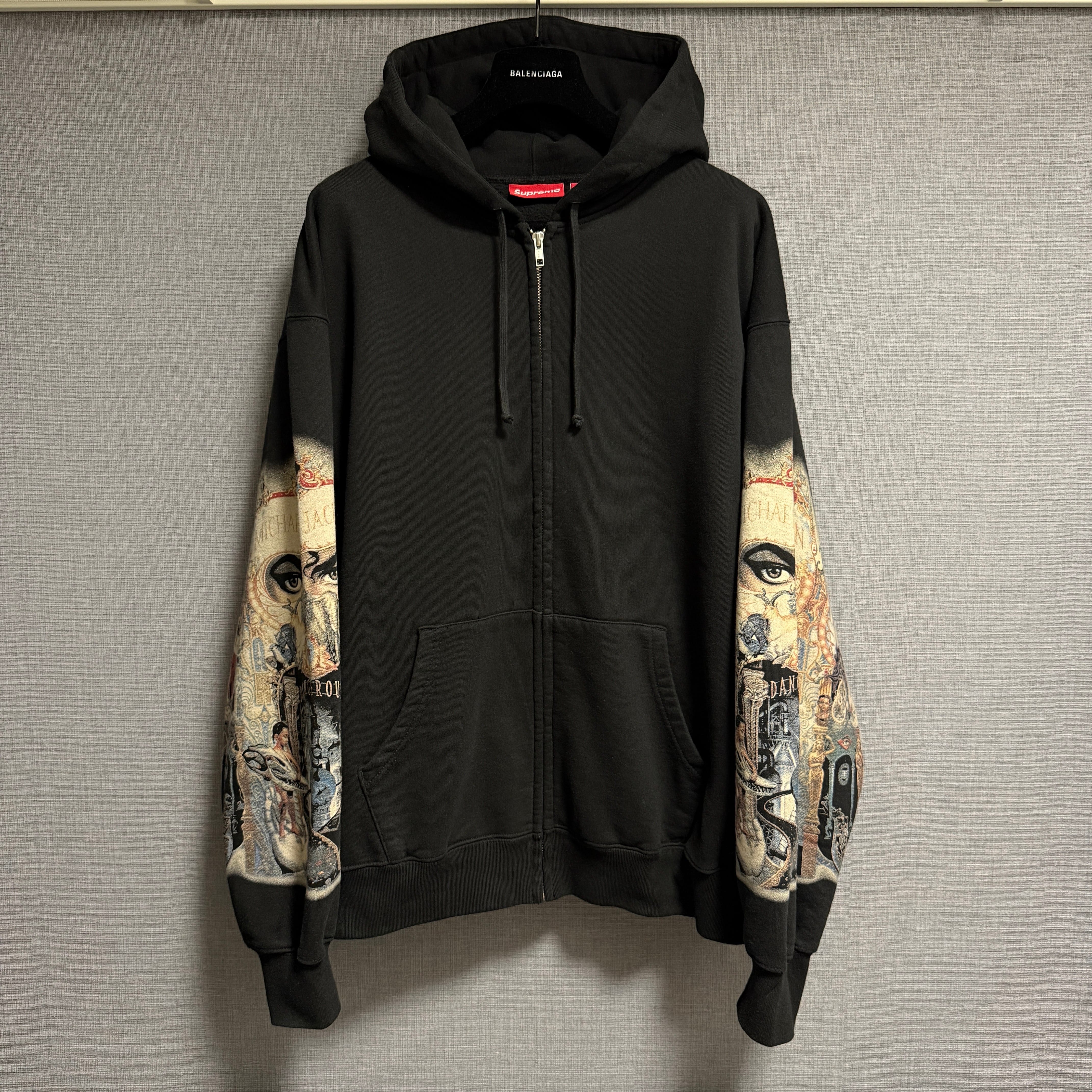 Supreme x Michael Jackson Dangerous Zip Up Hooded Sweatshirt