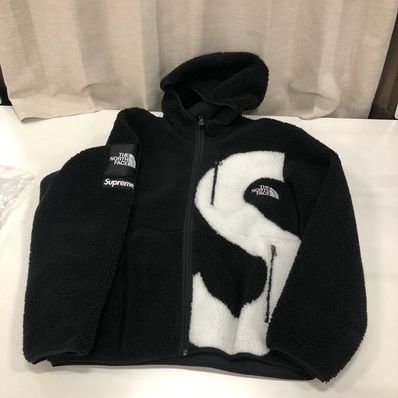 Supreme x The North Face S Logo Hooded Fleece Jacket "Black"