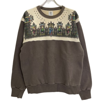 セントマイケル 21SS SM-S21-0000-014 ブラウン SWEAT SHIRT L