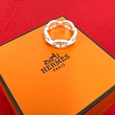 HERMES エルメス アンシェネ PM リング シルバー925 リング・指輪 15号 シルバー
95025