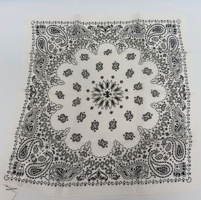 未使用 CHROME HEARTS ペイズリー シルク バンダナ スカーフ