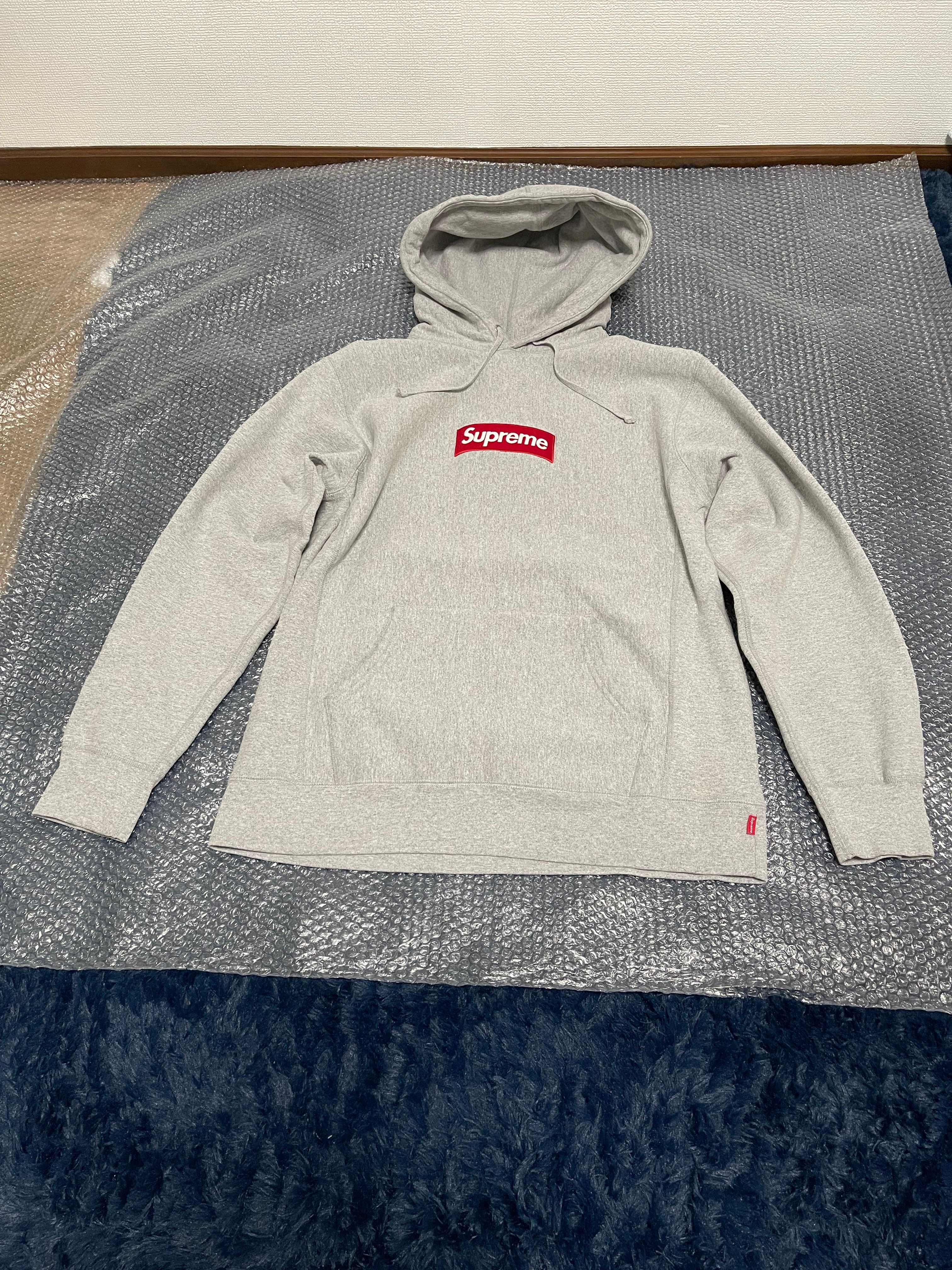 Supreme Box Logo Hooded Sweatshirt "Heather Grey" (16FW)