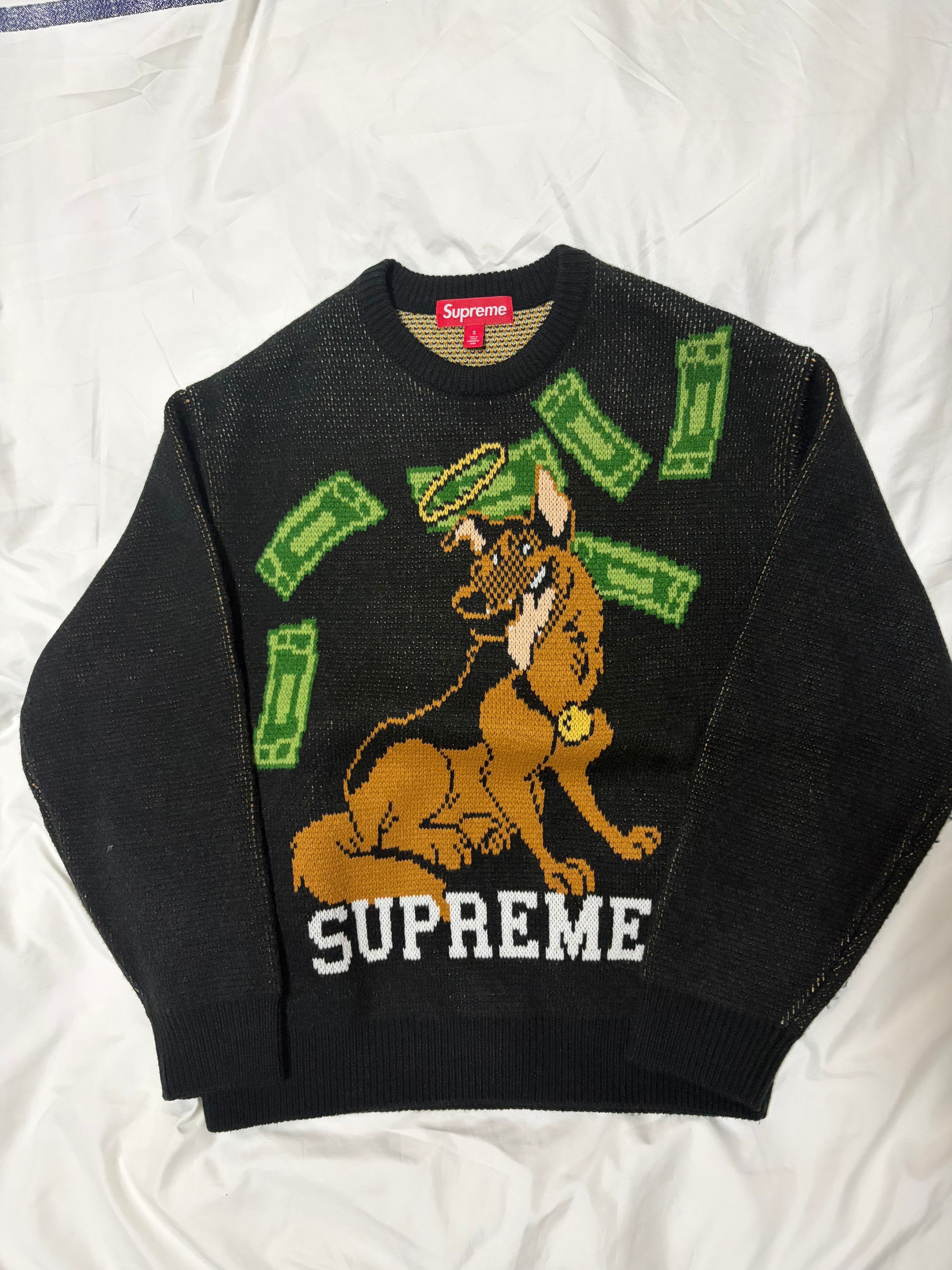 Supreme All Dogs Go To Heaven Sweater "Black"