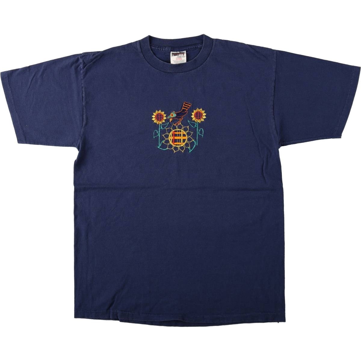 古着 90年代 オニータ ONEITA POWER PRO 花柄 プリントTシャツ USA製 メンズL相当 ヴィンテージ/eaa642569
