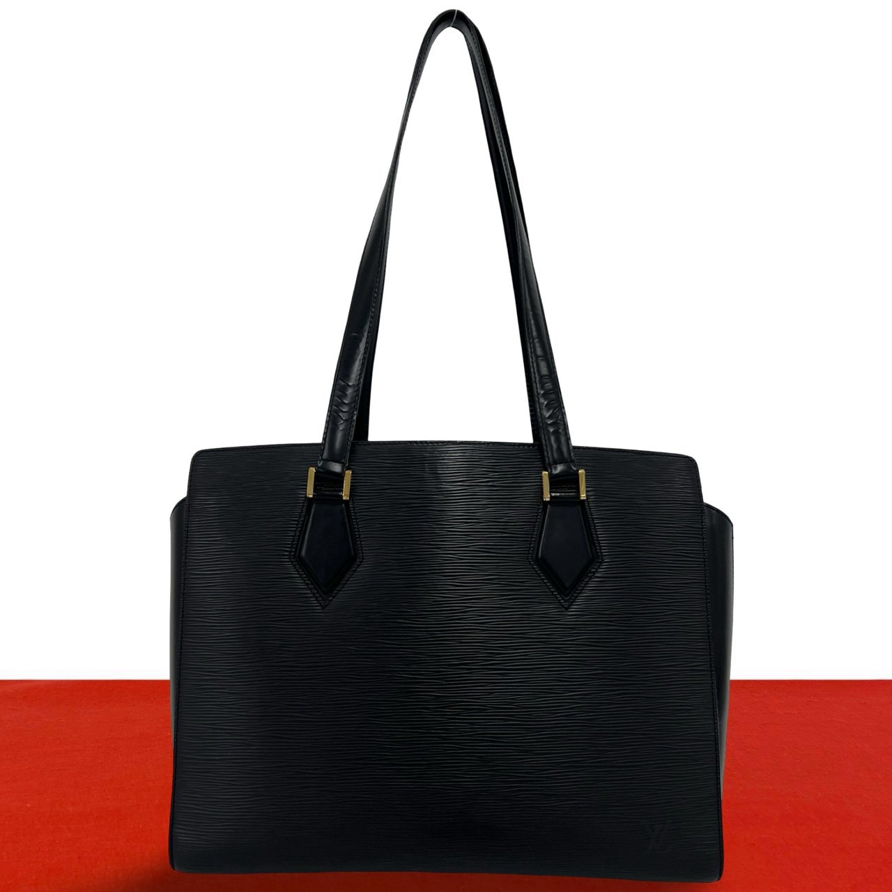 LOUIS VUITTON ルイヴィトン デュプレックス エピ レザー トートバッグ ノワール ブラック
37580