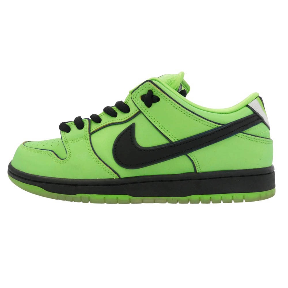 NIKE ナイキ FZ8319-300 × The Powerpuff Girls SB Dunk Low Pro QS Buttercup パワーパフガールズ SB ダンク ロー プロ QS バターカップ ローカット スニーカー 27cm【中古】