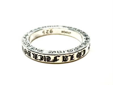 Chrome Hearts 3mm Spacer Ring LA Fuck You "Silver"