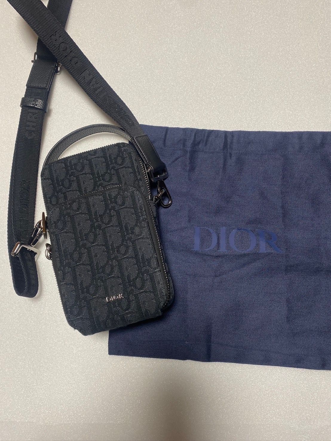 Dior Rider Microporch Dior Oblique Jacquard "Black"