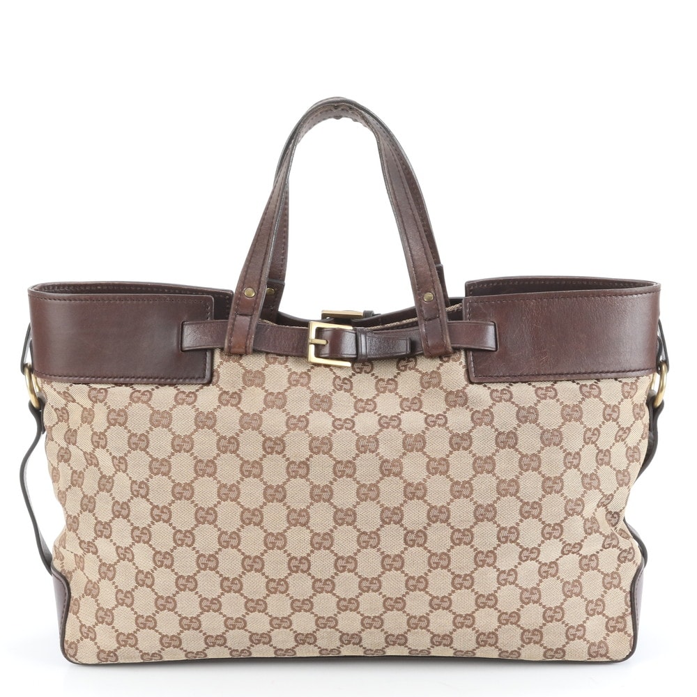 ■極美品 グッチ GGキャンバス 106251 トート バッグ