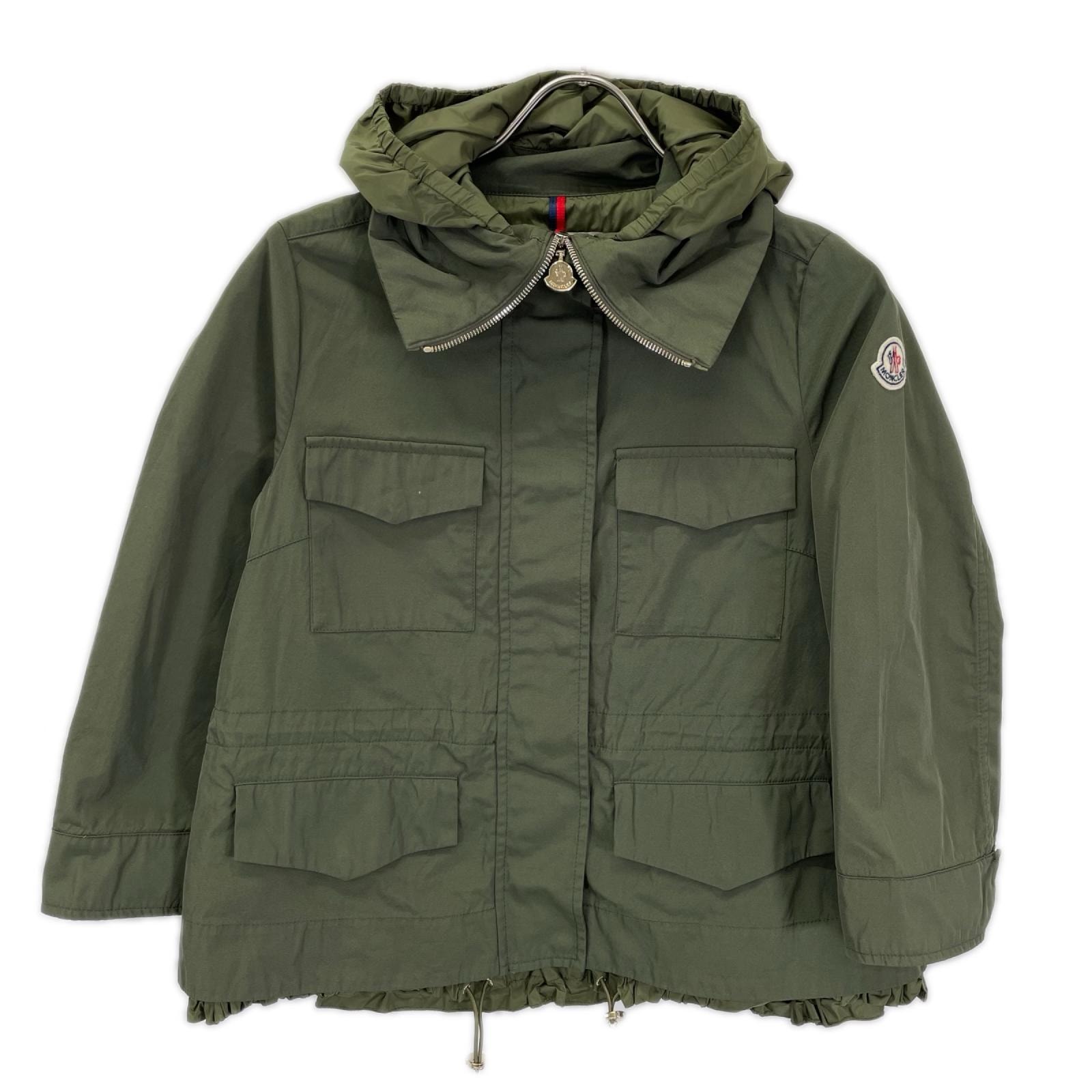 モンクレール B10934608185 15年 PAQUERETTE カーキ ジップアップ ジャケット 0