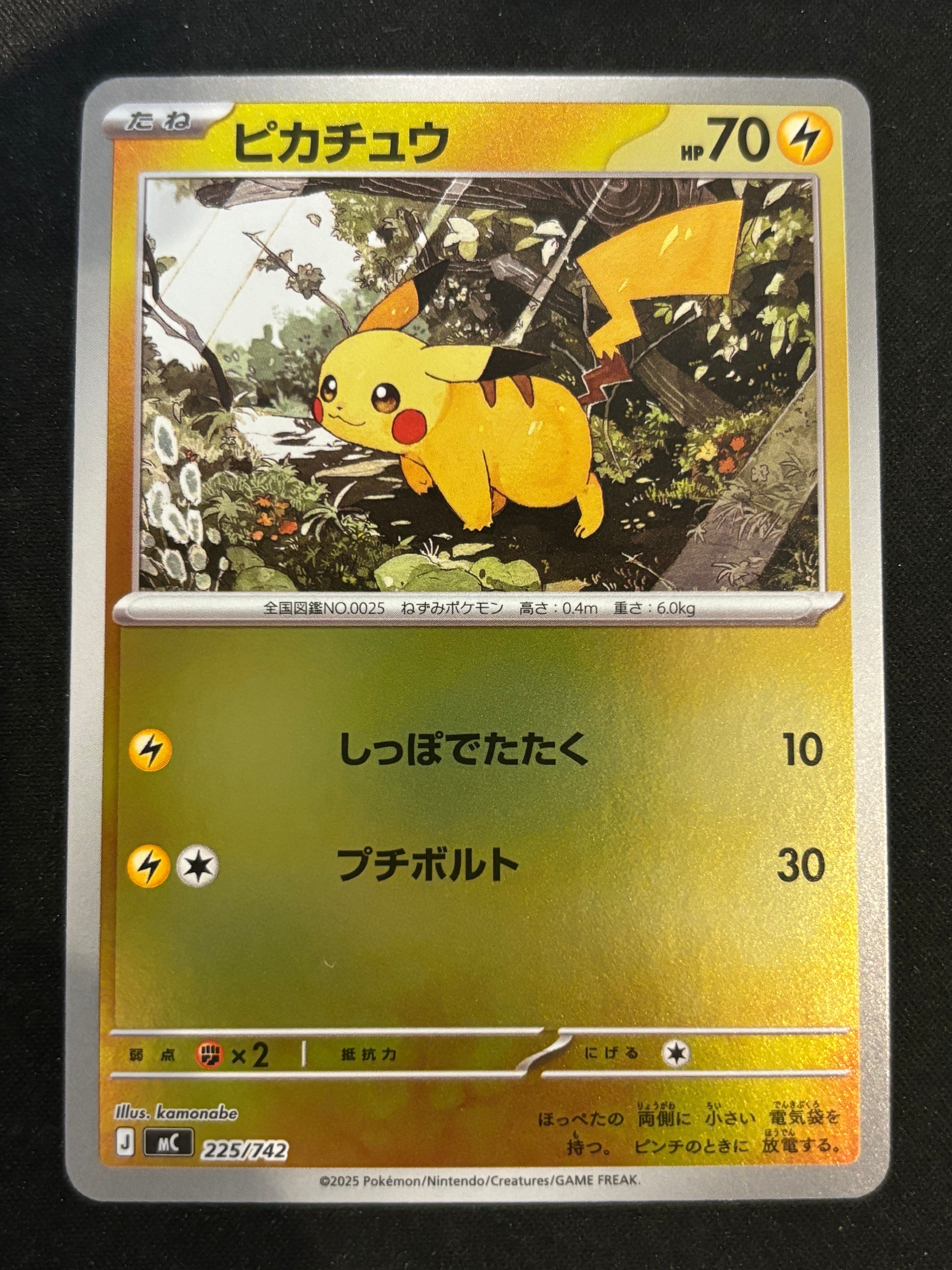 ピカチュウ 19枚 225/742 ミラー スタートデッキ100 NO.25 BGS9.5】ピカチュウ :ミラー [MC 225/742](スタートデッキ100「バトル