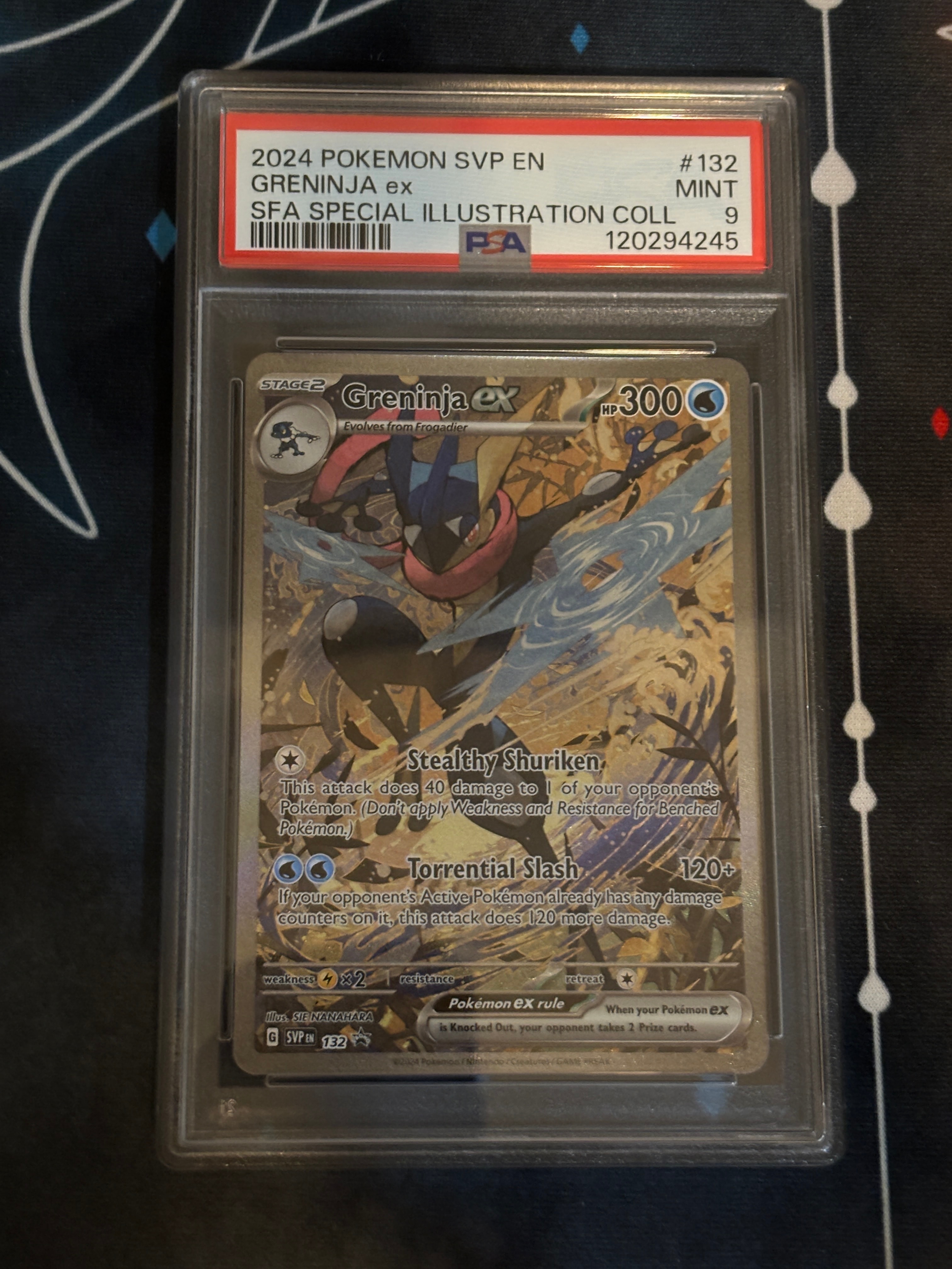 ゲッコウガex P [SVP EN 132]【英語版】(スカーレット&バイオレット「シュラウデッドフェイブル ゲッコウガex スペシャルイラストレーション コレクション」)