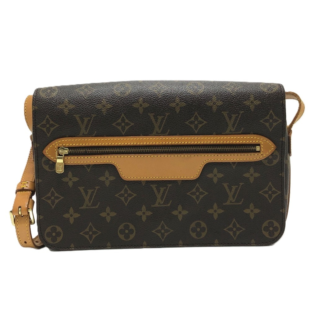 ルイヴィトン LOUIS VUITTON サンジェルマン28 M51207 カバン 斜め掛け 肩掛け バッグ ショルダーバッグ モノグラムキャンバス ブラウン
