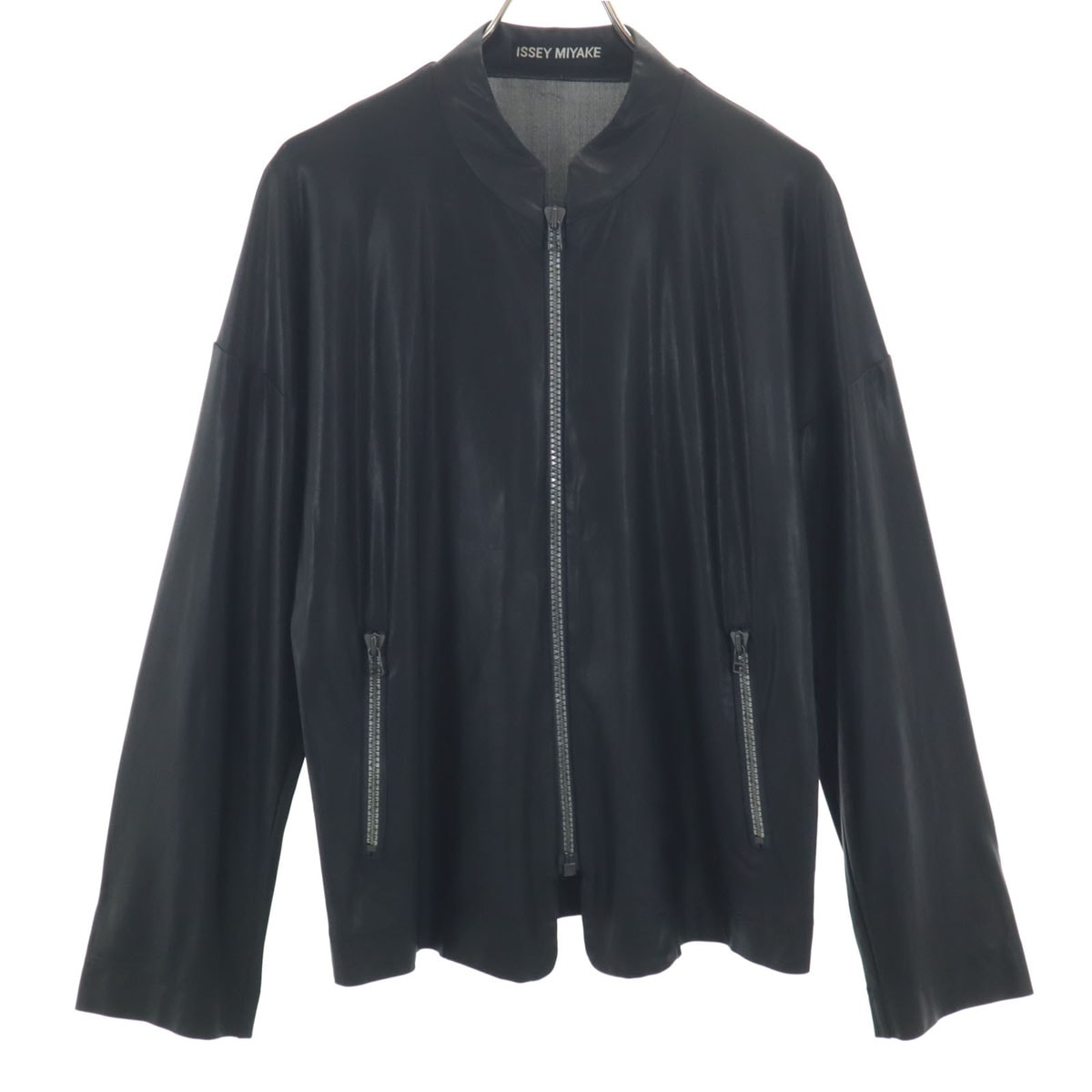 ISSEY MIYAKE イッセイミヤケ 90s 日本製 オールド ジップジャケット M ブラック ブルゾン