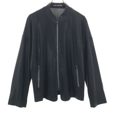 ISSEY MIYAKE イッセイミヤケ 90s 日本製 オールド ジップジャケット M ブラック ブルゾン