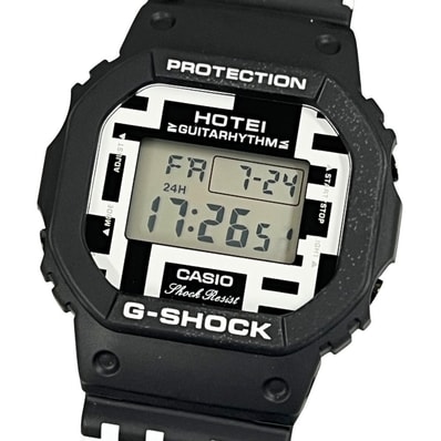 CASIO カシオ DW-5600HT-1JR HOTEI 35TH ANNIVERSARY G-SHOCK GUITARHYTHM MODEL 腕時計 55729