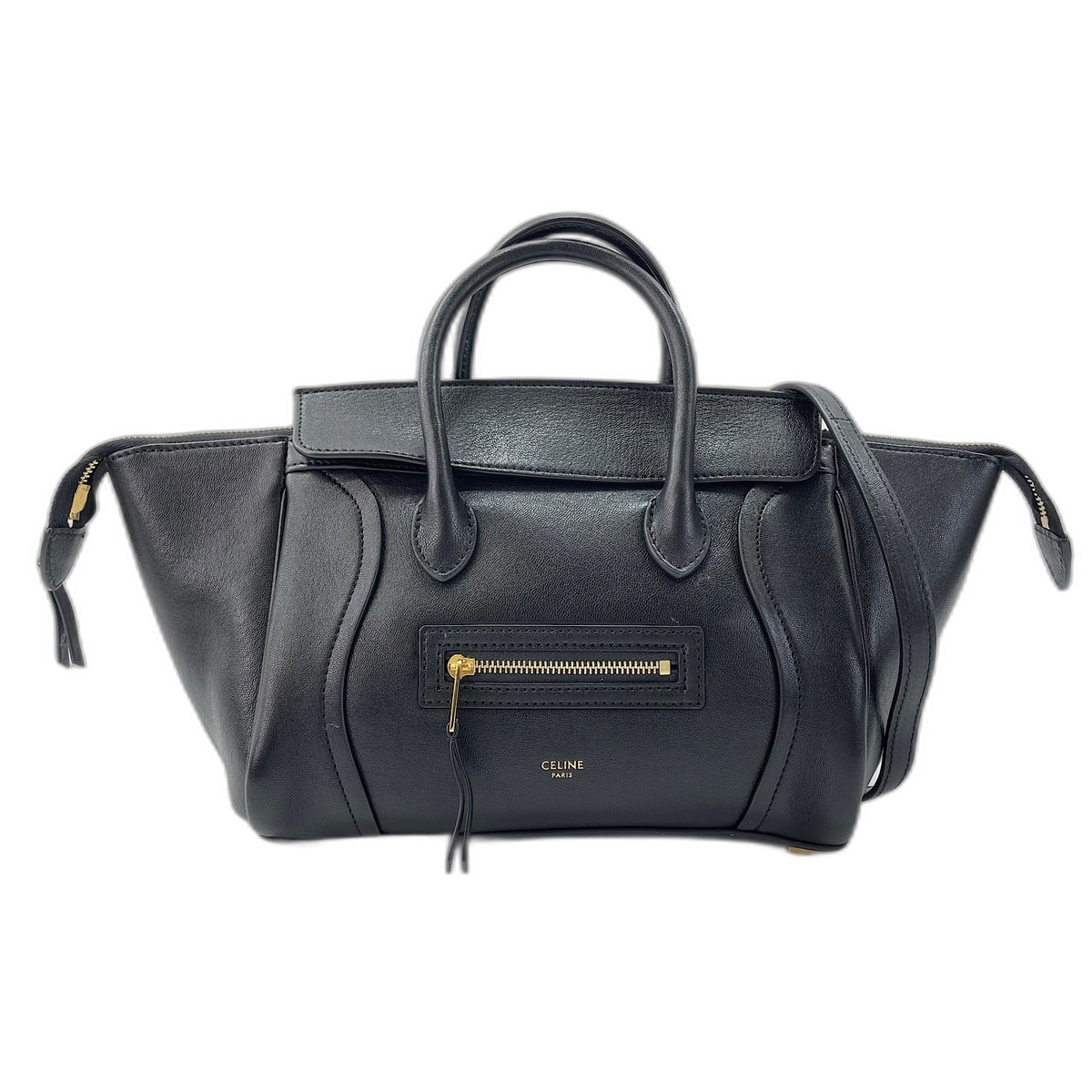 セリーヌ CELINE リトルラゲージ ショルダーバッグ【中古】